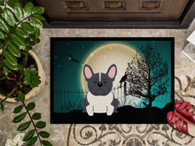 Load image into Gallery viewer, Halloween Scary French Bulldog Black White Doormat - 24x36 Decorative Floor Mat – Indoor/Outdoor Rug with Artistic Flair BB2202JMAT