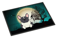 Load image into Gallery viewer, Halloween Scary French Bulldog Black White Doormat - 24x36 Decorative Floor Mat – Indoor/Outdoor Rug with Artistic Flair BB2202JMAT