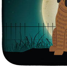 Load image into Gallery viewer, Halloween Scary Mastiff Brindle Dish Drying Mat – Absorbent, Artistic Kitchen Essentials BB2205DDM