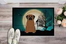 Load image into Gallery viewer, Halloween Scary Mastiff Brindle Doormat - 24x36 Decorative Floor Mat – Indoor/Outdoor Rug with Artistic Flair BB2205JMAT