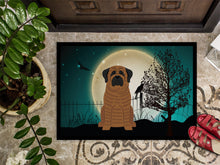 Load image into Gallery viewer, Halloween Scary Mastiff Brindle Doormat - 24x36 Decorative Floor Mat – Indoor/Outdoor Rug with Artistic Flair BB2205JMAT