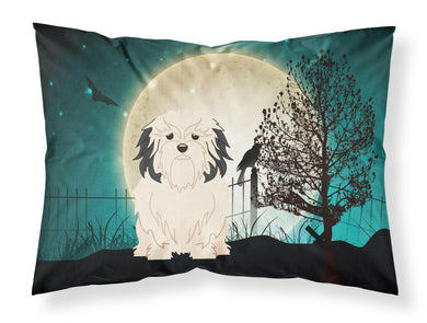Halloween Scary Lowchen Fabric Standard Pillowcase – Artistic Decorative Front, White Back BB2209PILLOWCASE