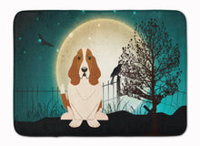 Load image into Gallery viewer, Halloween Scary Basset Hound Machine Washable Memory Foam Mat BB2211RUG