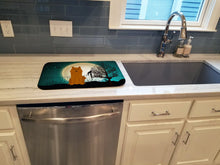 Load image into Gallery viewer, Halloween Scary Karelian Bear Dog Dish Drying Mat – Absorbent, Artistic Kitchen Essentials BB2212DDM