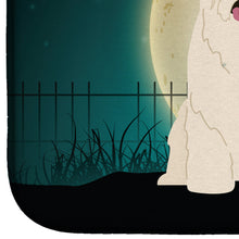 Load image into Gallery viewer, Halloween Scary South Russian Sheepdog Dish Drying Mat – Absorbent, Artistic Kitchen Essentials BB2214DDM