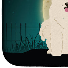 Load image into Gallery viewer, Halloween Scary Samoyed Dish Drying Mat – Absorbent, Artistic Kitchen Essentials BB2220DDM