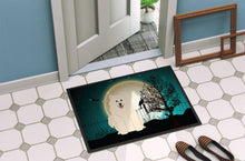 Load image into Gallery viewer, Halloween Scary Samoyed Doormat - 24x36 Decorative Floor Mat – Indoor/Outdoor Rug with Artistic Flair BB2220JMAT