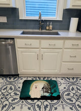 Load image into Gallery viewer, Halloween Scary Samoyed Machine Washable Memory Foam Mat BB2220RUG