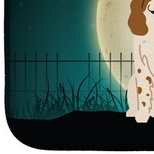 Load image into Gallery viewer, Halloween Scary Russian Spaniel Dish Drying Mat – Absorbent, Artistic Kitchen Essentials BB2221DDM