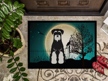 Load image into Gallery viewer, Halloween Scary Standard Schnauzer Salt and Pepper Doormat - 24x36 Decorative Floor Mat – Indoor/Outdoor Rug with Artistic Flair BB2223JMAT