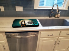 Load image into Gallery viewer, Halloween Scary Appenzeller Sennenhund Dish Drying Mat – Absorbent, Artistic Kitchen Essentials BB2233DDM