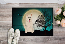Load image into Gallery viewer, Halloween Scary White German Shepherd Doormat - 24x36 Decorative Floor Mat – Indoor/Outdoor Rug with Artistic Flair BB2235JMAT