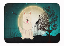 Load image into Gallery viewer, Halloween Scary White German Shepherd Machine Washable Memory Foam Mat BB2235RUG