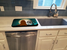 Load image into Gallery viewer, Halloween Scary Caucasian Shepherd Dog Dish Drying Mat – Absorbent, Artistic Kitchen Essentials BB2240DDM