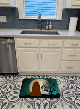 Load image into Gallery viewer, Halloween Scary Caucasian Shepherd Dog Machine Washable Memory Foam Mat BB2240RUG
