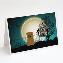 Load image into Gallery viewer, Halloween Scary Glen of Imal Tan Greeting Cards -  Blank Note Cards – 8-Pack of Artist-Designed Cards with Envelopes