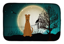 Load image into Gallery viewer, Halloween Scary Irish Terrier Dish Drying Mat – Absorbent, Artistic Kitchen Essentials BB2252DDM