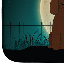 Load image into Gallery viewer, Halloween Scary Irish Water Spaniel Dish Drying Mat – Absorbent, Artistic Kitchen Essentials BB2253DDM