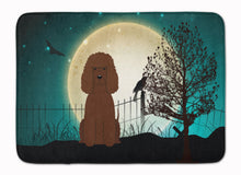 Load image into Gallery viewer, Halloween Scary Irish Water Spaniel Machine Washable Memory Foam Mat BB2253RUG