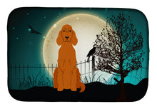 Load image into Gallery viewer, Halloween Scary Irish Setter Dish Drying Mat – Absorbent, Artistic Kitchen Essentials BB2254DDM