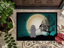 Load image into Gallery viewer, Halloween Scary Poodle Silver Doormat - 24x36 Decorative Floor Mat – Indoor/Outdoor Rug with Artistic Flair BB2258JMAT