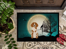 Load image into Gallery viewer, Halloween Scary Brittany Spaniel Doormat - 24x36 Decorative Floor Mat – Indoor/Outdoor Rug with Artistic Flair BB2262JMAT