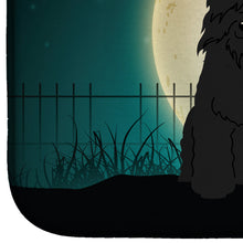 Load image into Gallery viewer, Halloween Scary Bouvier des Flandres Dish Drying Mat – Absorbent, Artistic Kitchen Essentials BB2264DDM