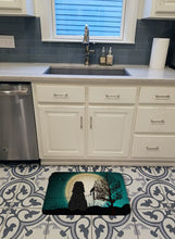 Load image into Gallery viewer, Halloween Scary Bouvier des Flandres Machine Washable Memory Foam Mat BB2264RUG