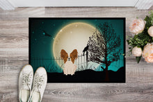 Load image into Gallery viewer, Halloween Scary Papillon Red White Doormat - 24x36 Decorative Floor Mat – Indoor/Outdoor Rug with Artistic Flair BB2268JMAT