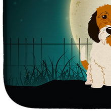 Load image into Gallery viewer, Halloween Scary Petit Basset Griffon Veenden Dish Drying Mat – Absorbent, Artistic Kitchen Essentials BB2269DDM