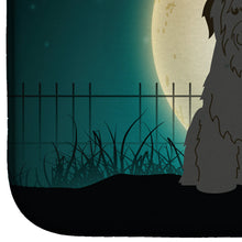 Load image into Gallery viewer, Halloween Scary Briard Black Dish Drying Mat – Absorbent, Artistic Kitchen Essentials BB2271DDM