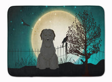 Load image into Gallery viewer, Halloween Scary Briard Black Machine Washable Memory Foam Mat BB2271RUG