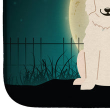 Load image into Gallery viewer, Halloween Scary Great Pyrenese Dish Drying Mat – Absorbent, Artistic Kitchen Essentials BB2273DDM