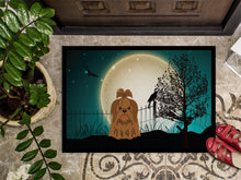 Load image into Gallery viewer, Halloween Scary Shih Tzu Chocolate Doormat - 24x36 Decorative Floor Mat – Indoor/Outdoor Rug with Artistic Flair BB2276JMAT