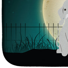 Load image into Gallery viewer, Halloween Scary Bedlington Terrier Blue Dish Drying Mat – Absorbent, Artistic Kitchen Essentials BB2280DDM