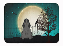 Load image into Gallery viewer, Halloween Scary Cocker Spaniel Black Machine Washable Memory Foam Mat BB2282RUG