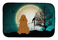 Load image into Gallery viewer, Halloween Scary Cocker Spaniel Red Dish Drying Mat – Absorbent, Artistic Kitchen Essentials BB2285DDM