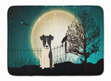 Load image into Gallery viewer, Halloween Scary Smooth Fox Terrier Machine Washable Memory Foam Mat BB2288RUG