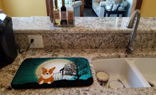 Load image into Gallery viewer, Halloween Scary Corgi Dish Drying Mat – Absorbent, Artistic Kitchen Essentials BB2290DDM