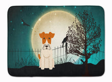 Load image into Gallery viewer, Halloween Scary Wire Fox Terrier Machine Washable Memory Foam Mat BB2291RUG