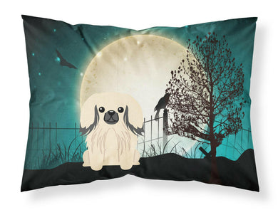Halloween Scary Pekingnese Cream Fabric Standard Pillowcase – Artistic Decorative Front, White Back BB2296PILLOWCASE