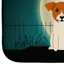 Load image into Gallery viewer, Halloween Scary Jack Russell Terrier Dish Drying Mat – Absorbent, Artistic Kitchen Essentials BB2298DDM