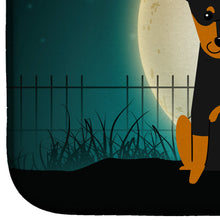 Load image into Gallery viewer, Halloween Scary English Toy Terrier Dish Drying Mat – Absorbent, Artistic Kitchen Essentials BB2299DDM