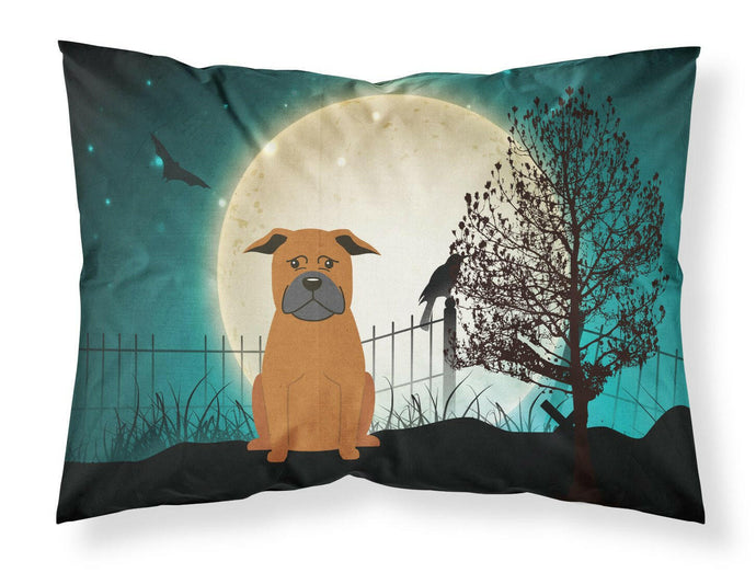 Halloween Scary Chinese Chongqing Dog Fabric Standard Pillowcase – Artistic Decorative Front, White Back BB2301PILLOWCASE