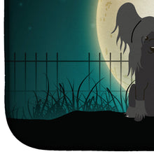 Load image into Gallery viewer, Halloween Scary Chinese Crested Black Dish Drying Mat – Absorbent, Artistic Kitchen Essentials BB2302DDM