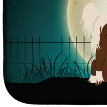 Load image into Gallery viewer, Halloween Scary Chinese Crested Cream Dish Drying Mat – Absorbent, Artistic Kitchen Essentials BB2303DDM