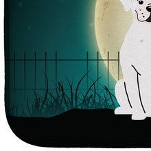 Load image into Gallery viewer, Halloween Scary White Boxer Cooper Dish Drying Mat – Absorbent, Artistic Kitchen Essentials BB2304DDM