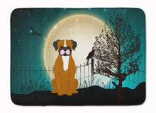 Load image into Gallery viewer, Halloween Scary Flashy Fawn Boxer Machine Washable Memory Foam Mat BB2306RUG
