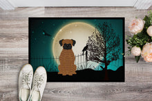 Load image into Gallery viewer, Halloween Scary Brindle Boxer Doormat - 24x36 Decorative Floor Mat – Indoor/Outdoor Rug with Artistic Flair BB2307JMAT