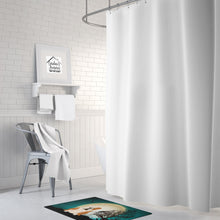 Load image into Gallery viewer, Halloween Scary  English Bulldog Fawn White Machine Washable Memory Foam Mat BB2315RUG